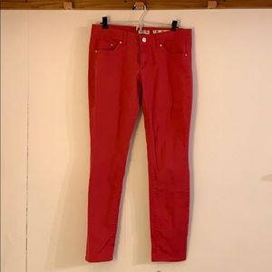 Red Skinny Jean